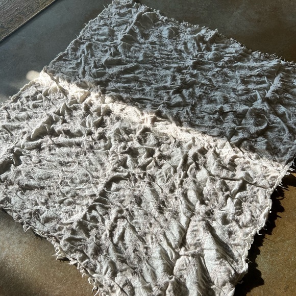 Wilfred cream tone-on-tone cream blanket scarf - Picture 4 of 5